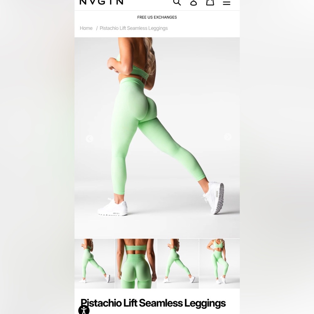 NVGTN Pistachio Lift Seamless Leggings